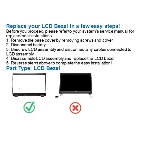 Dell Touch and NonTouch LCD and IR Camera Bezel Dell UK