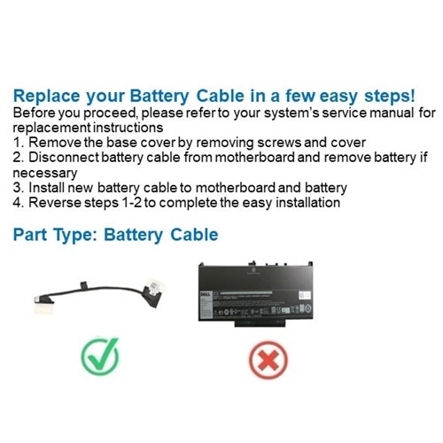 Dell batterijkabel 2