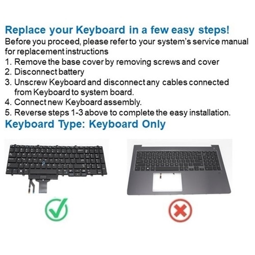 Clavier Dell rétroéclairé, français (Europe), 82 touches 2