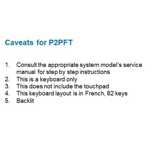 Clavier Dell rétroéclairé, français (Europe), 82 touches 3