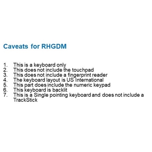 Dell English-International backlit Keyboard with 99-keys 3