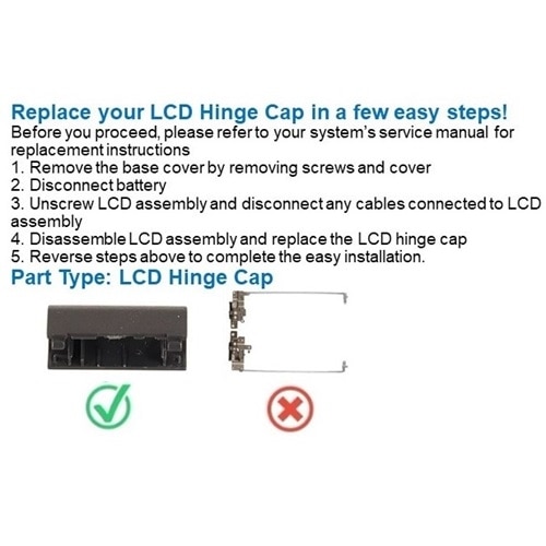 Dell-deksel for venstre hengselhette 2