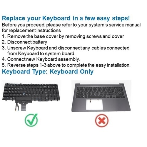 Dell Danish Backlit Keyboard with 100-keys 2