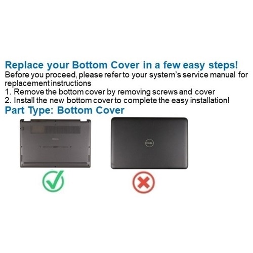 Dell Bottom Base Cover with WWAN Antenna 2