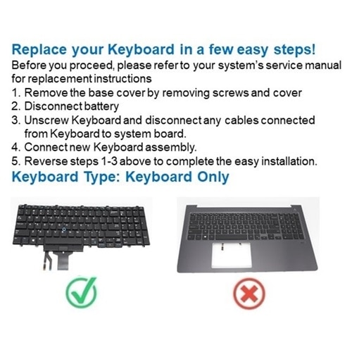 Clavier rétroéclairé Dell français de avec 83 touches 2