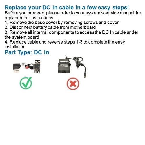 Dell gelijkstroomingangskabel  2