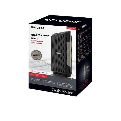 NETGEAR Nighthawk DOCSIS 3.1 WiFi 32x8 Cable Modem, CM1200 6