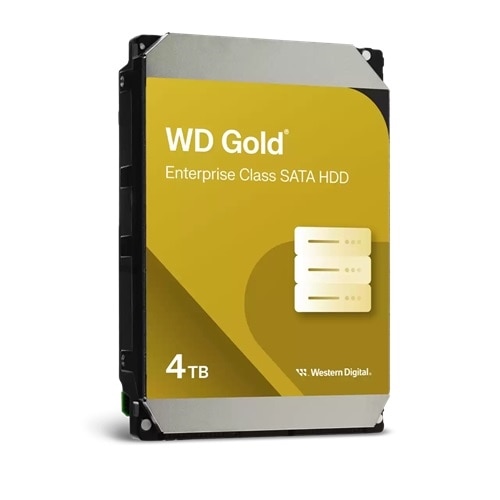 Western Digital Gold WD4004FRYZ 4 TB Hard Drive - 3.5" Internal - SATA (SATA/600) 3