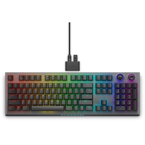 Alienware Trådløst Tri-Mode-gamingtastatur - AW920K - USA (QWERTY) - Dark Side of the Moon