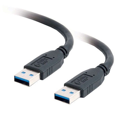 C2G - USB-kabel - 9 pin USB Type A (han) - 9 pin USB Type A (han) - 2 m (6.56 ft) ( USB / Hi-Speed USB / USB 3.0 ) - sort 1
