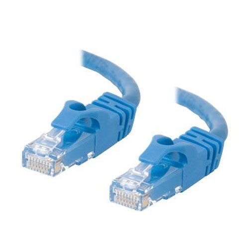 C2G Cat6 550MHz Snagless Patch Cable - patchkabel - 1 m - blå 1