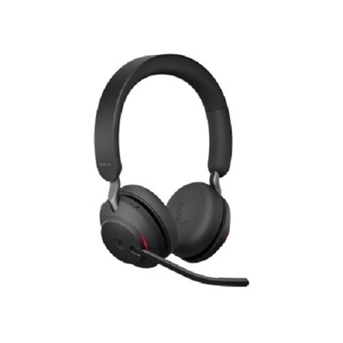 Jabra Evolve2 65 MS Stereo - Headset - på øret - Bluetooth - trådløs - USB-C - støjisolerende - sort 1