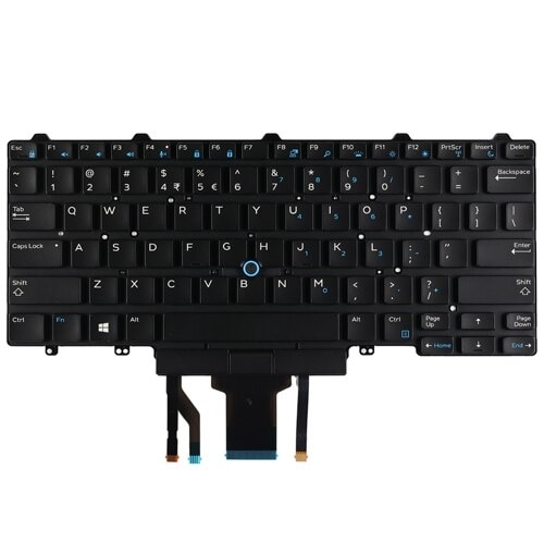 Dell baggrundsoplyst tastatur (Internationalt engelsk) med 82 taster 1