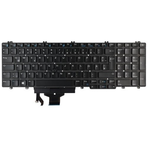 Dell ikke-baggrundsoplyst tastatur (Tysk) med 107 taster  1