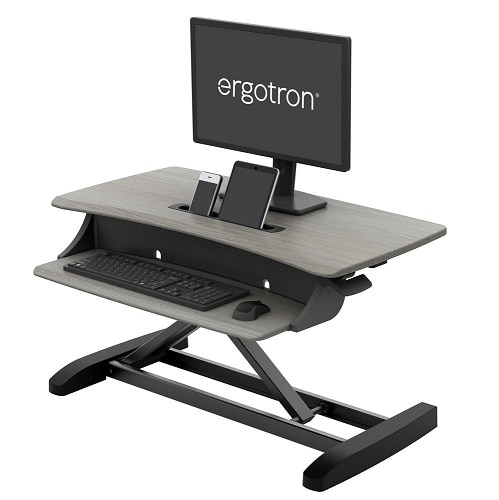 Ergotron WorkFit-Z-Mini Steh-Sitz-Arbeitsplatz 1