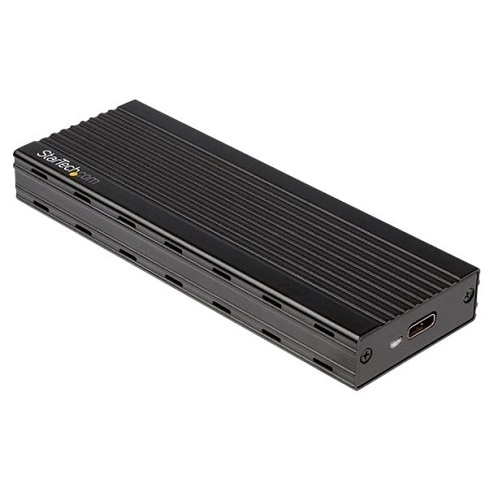 Startech.com - USB-C(10Gbps) auf M.2 PCIe 2230/2242/2260/2280 SSD Gehäuse, Tragbares externes Aluminiumgehäuse 1
