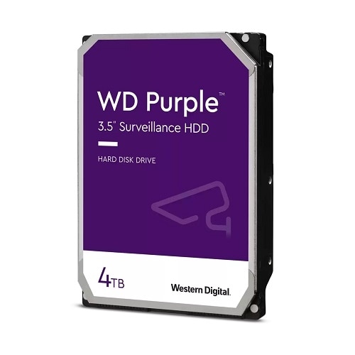 WD Purple WD43PURZ - Festplatte - 4 TB - Überwachung - intern - 3.5" SATA 1