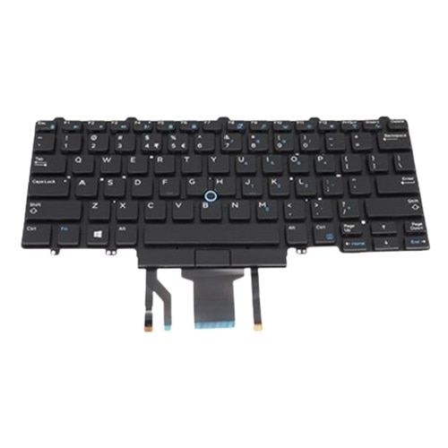 Dell Tastatur mit Hintergrundbeleuchtung für Englisch (International) mit 82 Tasten 1