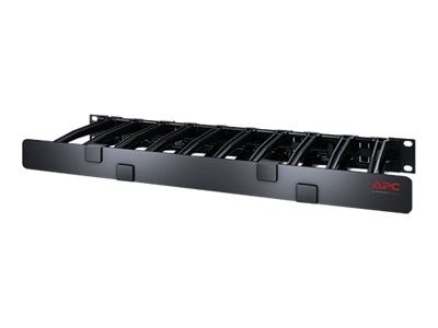 APC Horizontal Cable Manager Single-Sided with Cover - Rack-Kabelführungssystem (horizontal) mit Abdeckung - 1U 1