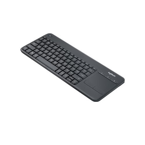Logitech Wireless Touch Keyboard K400 Plus - Tastatur - kabellos - 2.4 GHz - Schweiz - Schwarz 1