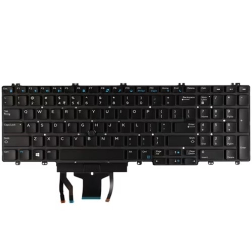 Dell Tastatur mit Hintergrundbeleuchtung für Englisch (International) mit 106 Tasten 1