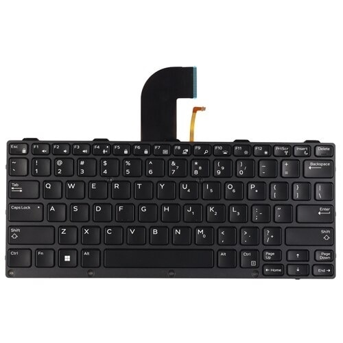 Dell Tastatur mit Hintergrundbeleuchtung für Englisch (USA) mit 82 Tasten 1
