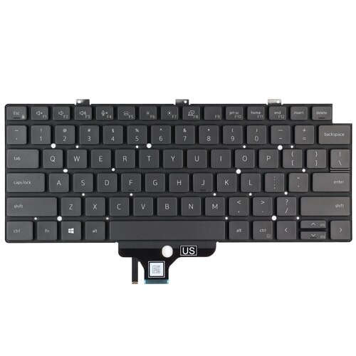 Dell Tastatur mit Hintergrundbeleuchtung für Englisch (USA) mit 79 Tasten 1