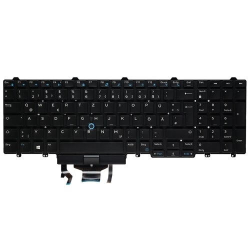 Dell Tastatur mit Hintergrundbeleuchtung für Deutsche mit 107 Tasten 1