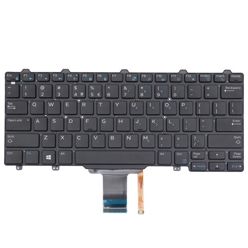 Dell Tastatur mit Hintergrundbeleuchtung für Englisch (International) mit 82 Tasten 1
