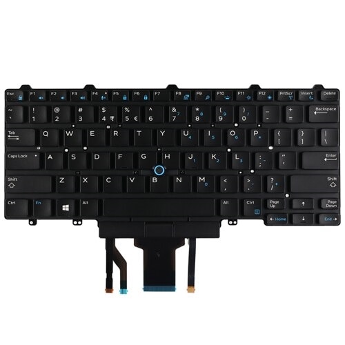 Dell Tastatur mit Hintergrundbeleuchtung für Englisch (International) mit 82 Tasten 1