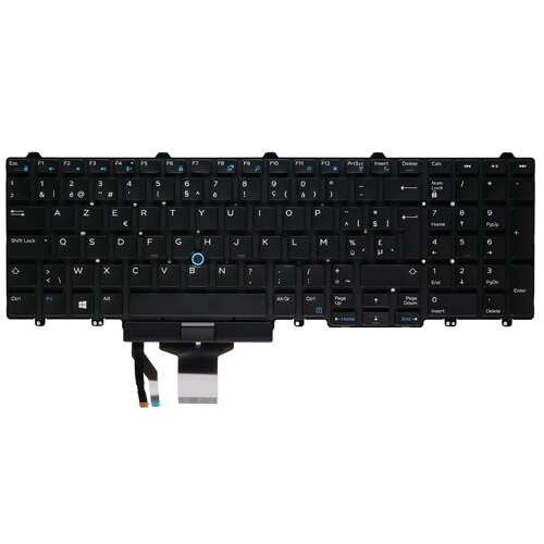 Dell Tastatur ohne Hintergrundbeleuchtung, 107 Tasten, Belgisch 1