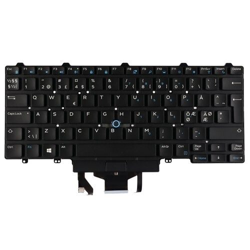 Dell Tastatur Hintergrundbeleuchtung für nordische und osteuropäische Sprachen mit 83 Tasten 1