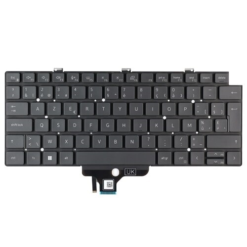 Dell Tastatur mit Hintergrundbeleuchtung, 80 Tasten, Belgisch 1