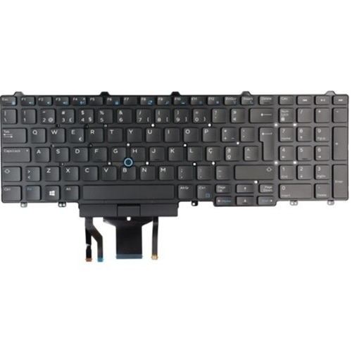 Dell Tastatur mit Hintergrundbeleuchtung, 107 Tasten, Portugiesisch 1