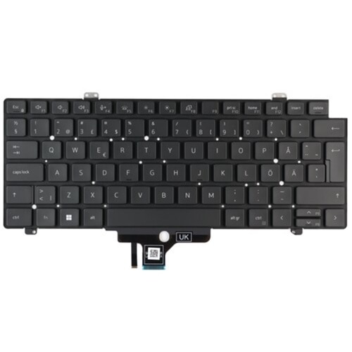 Dell Tastatur mit Hintergrundbeleuchtung, 80 Tasten, Schwedisch/Finnisch 1