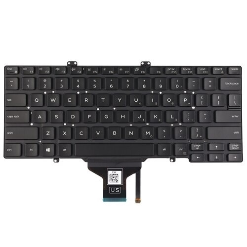 Dell Tastatur mit Hintergrundbeleuchtung für Englisch (USA) mit 81 Tasten 1