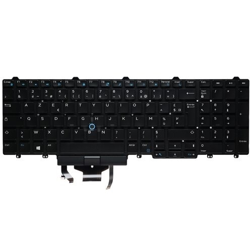 Dell Tastatur mit Hintergrundbeleuchtung für Französisch mit 107 Tasten 1