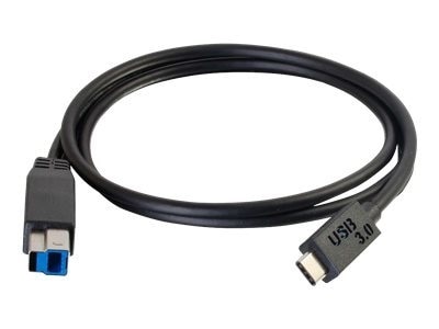 C2G 1m USB 3.1 Gen 1 USB Type C to USB B Cable M/M - USB C Cable Black - USB Typ-C-Kabel - USB Type B bis USB-C - 1 m 1