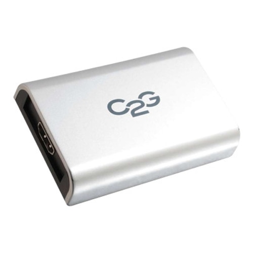 C2G - USB 2.0 A auf HDMI (Buchsen) Adapter - Silber 1