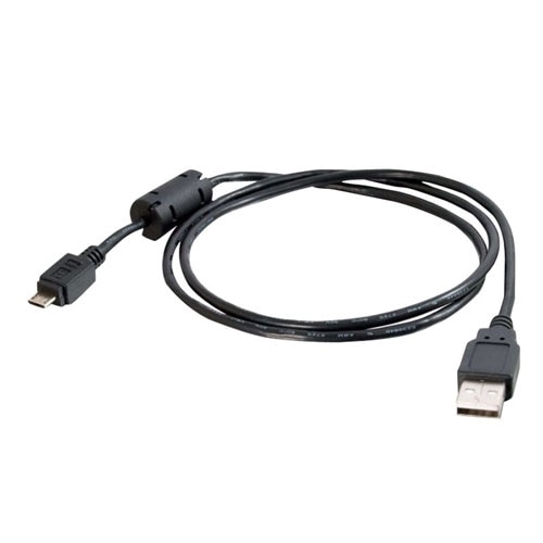 C2G - Micro USB (Stecker) auf USB 2.0 A (Stecker) Kabel - Schwarz - 2m 1