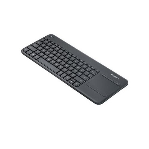 Logitech Wireless Touch Keyboard K400 Plus - Tastatur - kabellos - 2.4 GHz - Schweizer - Schwarz 1