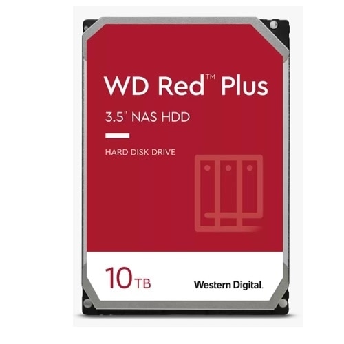 WD Red Plus NAS WD101EFBX - Festplatte - 10 TB - intern - 3.5" (8.9 cm) - SATA 1