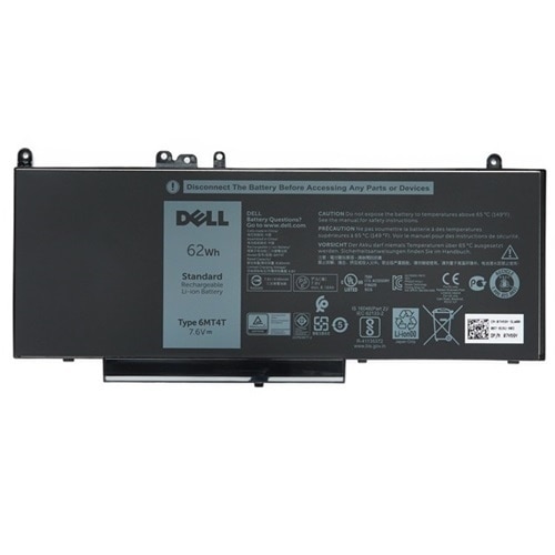 Dell Lithium Ionen-Ersatzakku mit 4 Zellen und 62 Wh für ausgewählte Laptops 1