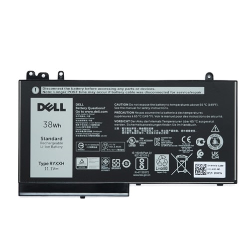 Dell Lithium Ionen-Ersatzakku mit 3 Zellen und 38 Wh für ausgewählte Laptops 1