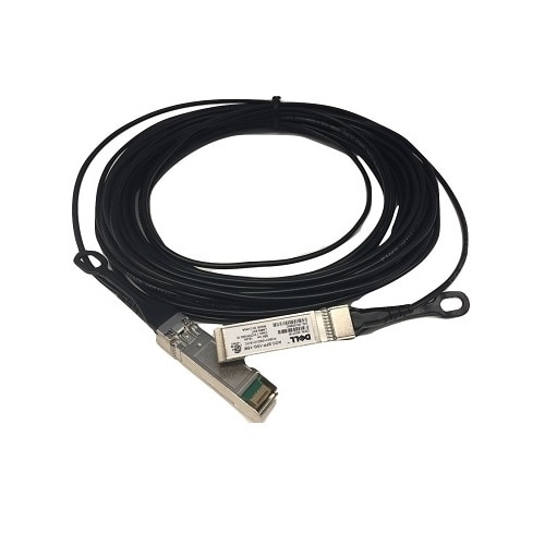 Dell Networking Cable, SFP+ to SFP+, 10GbE, Active Optical Cable (Optics Included), 5Meter 1