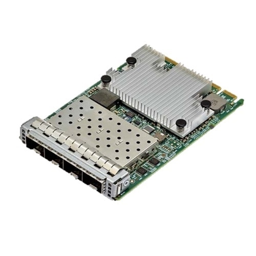 Broadcom® 57504 Quad Port 10/25GbE SFP28, OCP Network Interface Card 3.0 1