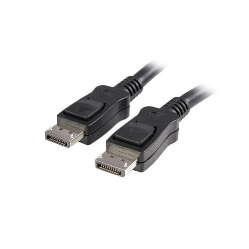 StarTech.com DisplayPort 1.2 Cable w/ Latches - 6ft / 2m - HBR2 - 4K x 2K Display - Certified DP to DP Video Cable M/... 1