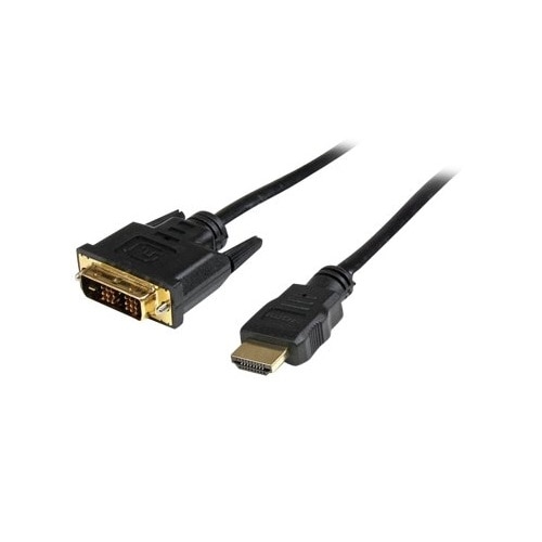 StarTech.com 6ft HDMI to DVI D Adapter Cable - Bi-Directional - HDMI to DVI or DVI to HDMI Adapter for Your Computer ... 1