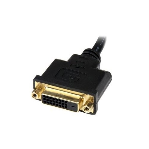 StarTech.com HDMI Male to DVI Female Adapter - 8in - 1080p DVI-D Gender Changer Cable (HDDVIMF8IN) - video adapter - ... 1