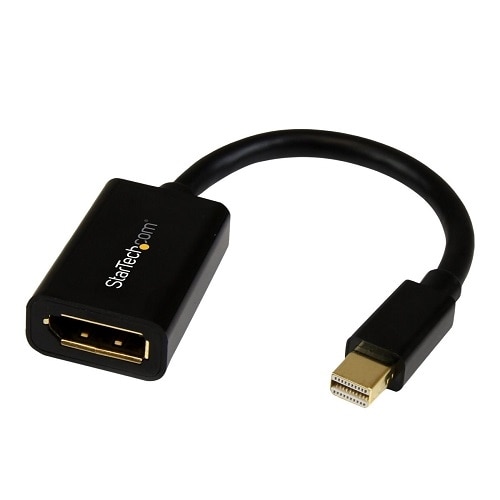 StarTech.com 6in Mini DisplayPort to DisplayPort Video Cable Adapter (MDP2DPMF6IN) - DisplayPort cable - 15.2 cm 1